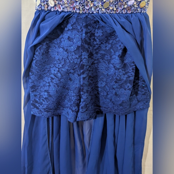 Speechless Girls Royal Blue Cocktail Party Dress, Size 12 - Picture 5 of 14